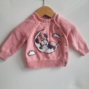 Disney Baby Pink Knit Sweater